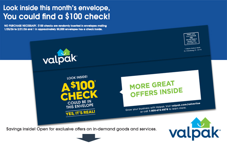 A real Valpak mail piece from the PostalDetox database